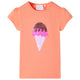 VidaXL Kindershirt 92 neonoranje