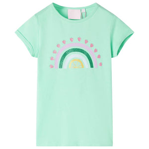 Vidaxl kindershirt 92 felgroen