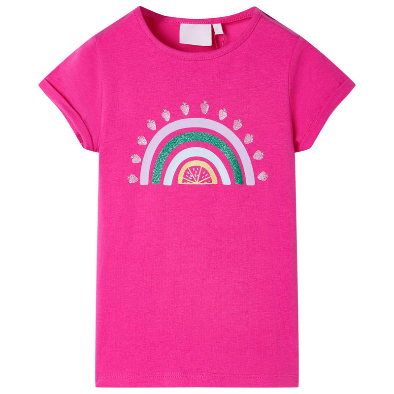 Afbeelding laden in galerijviewer, Vidaxl kindershirt 92 donkerroze
