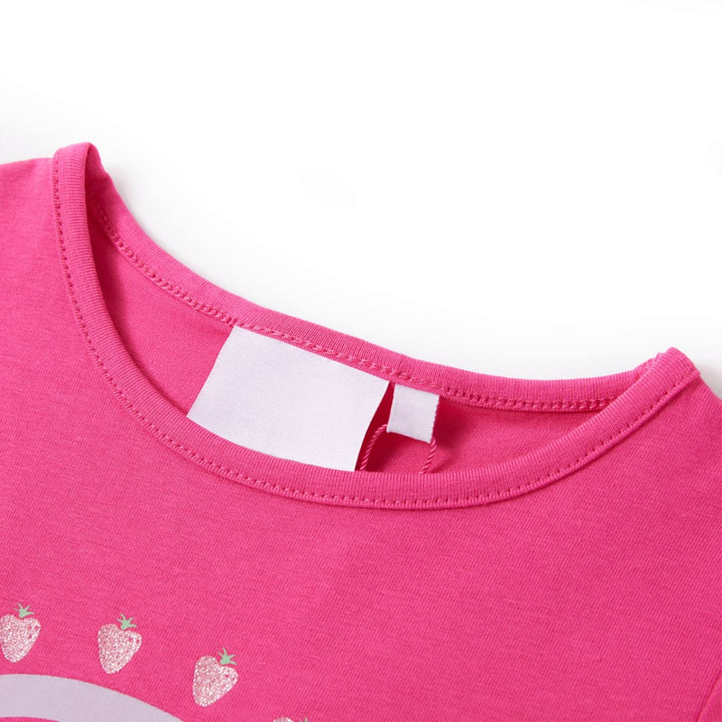 Afbeelding laden in galerijviewer, Vidaxl kindershirt 92 donkerroze
