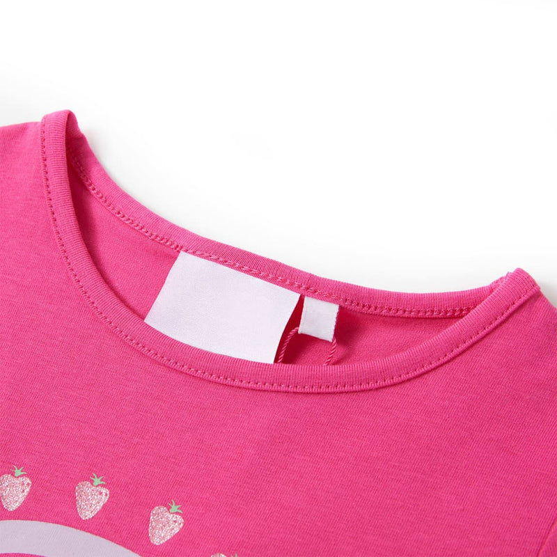 Load image into Gallery viewer, Vidaxl kindershirt 116 donkerroze
