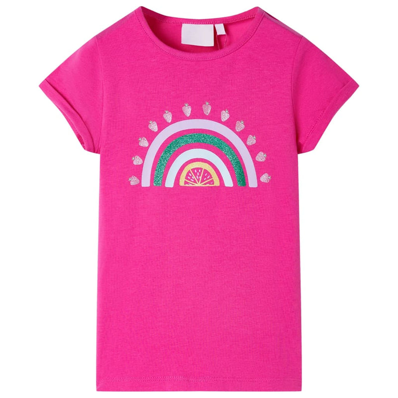 Load image into Gallery viewer, Vidaxl kindershirt 128 donkerroze
