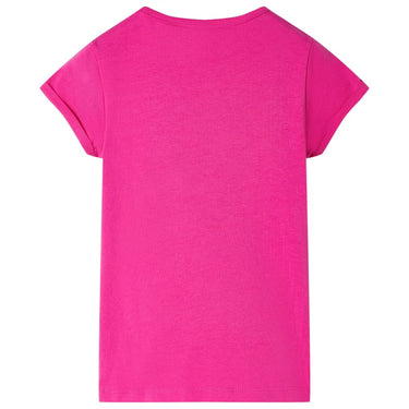 Vidaxl kindershirt 128 donkerroze