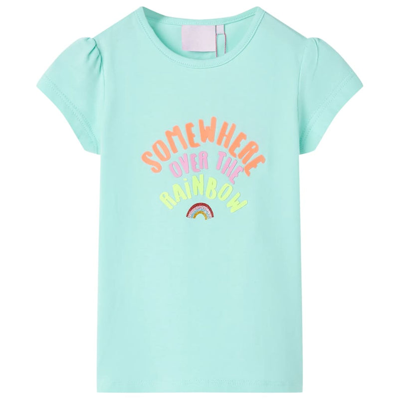 Chargez l'image dans la visionneuse de la galerie, VidaXL Kindershirt 92 lichtzeeblauw
