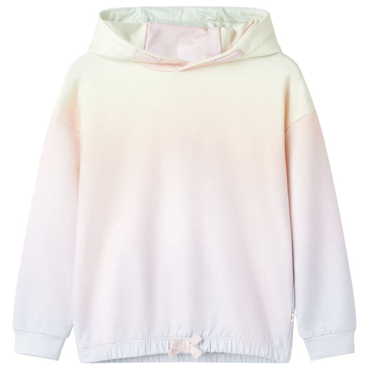 Vidaxl kindertrui met capuchon 128 sterrenwit