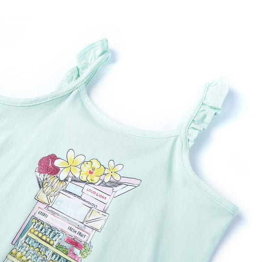 VidaXL Kindertopje 116 lichtmintkleurig