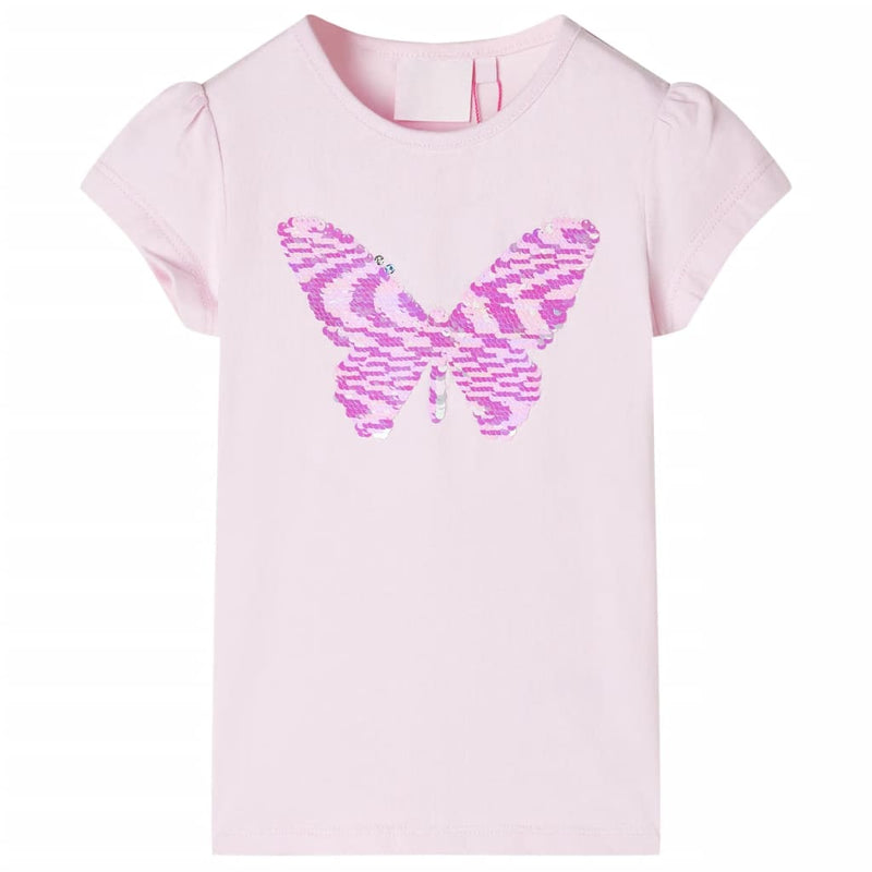 Load image into Gallery viewer, VidaXL Kindershirt met kapmouwen 140 zachtroze
