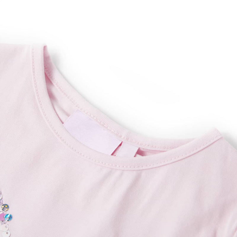 Load image into Gallery viewer, VidaXL Kindershirt met kapmouwen 140 zachtroze
