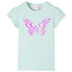 VidaXL Kindershirt met kapmouwen 92 lichtmintkleur