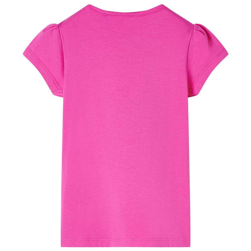 Load image into Gallery viewer, VidaXL Kindershirt met kapmouwen 116 donkerroze
