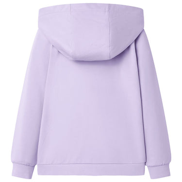 Vidaxl kindervest met capuchon 104 lila