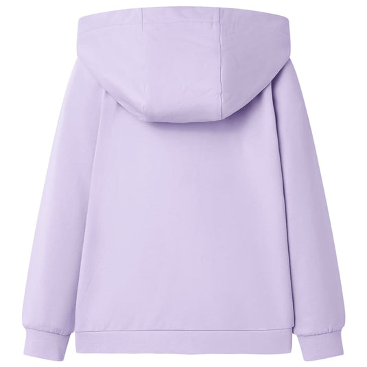 Vidaxl kindervest met capuchon 104 lila
