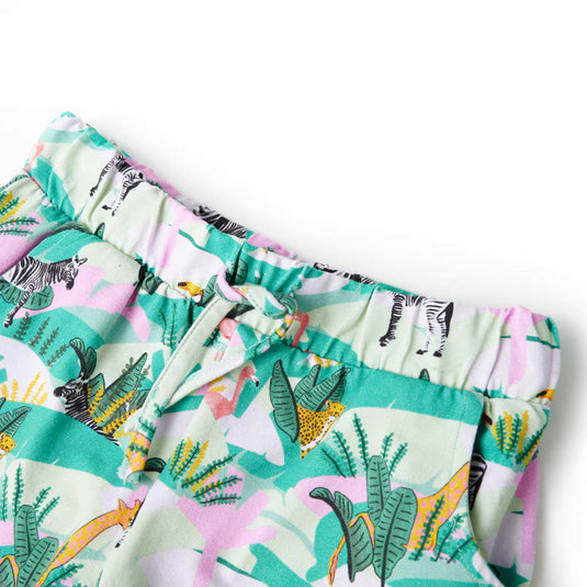 VidaXL Kindershorts met trekkoord 128 lichtmintkleurig
