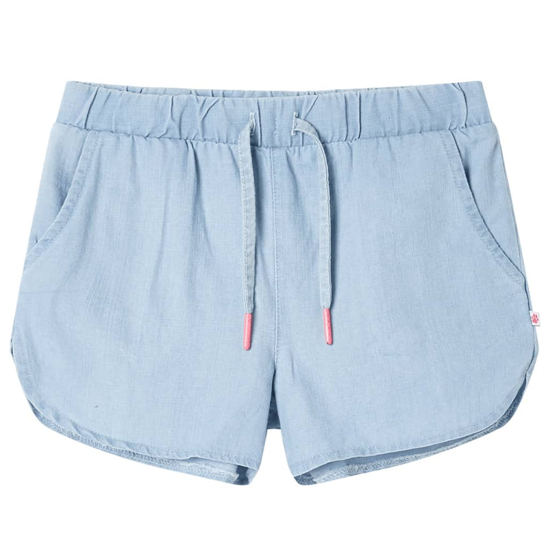 Load image into Gallery viewer, VidaXL Kindershorts 92 zachtdenimblauw
