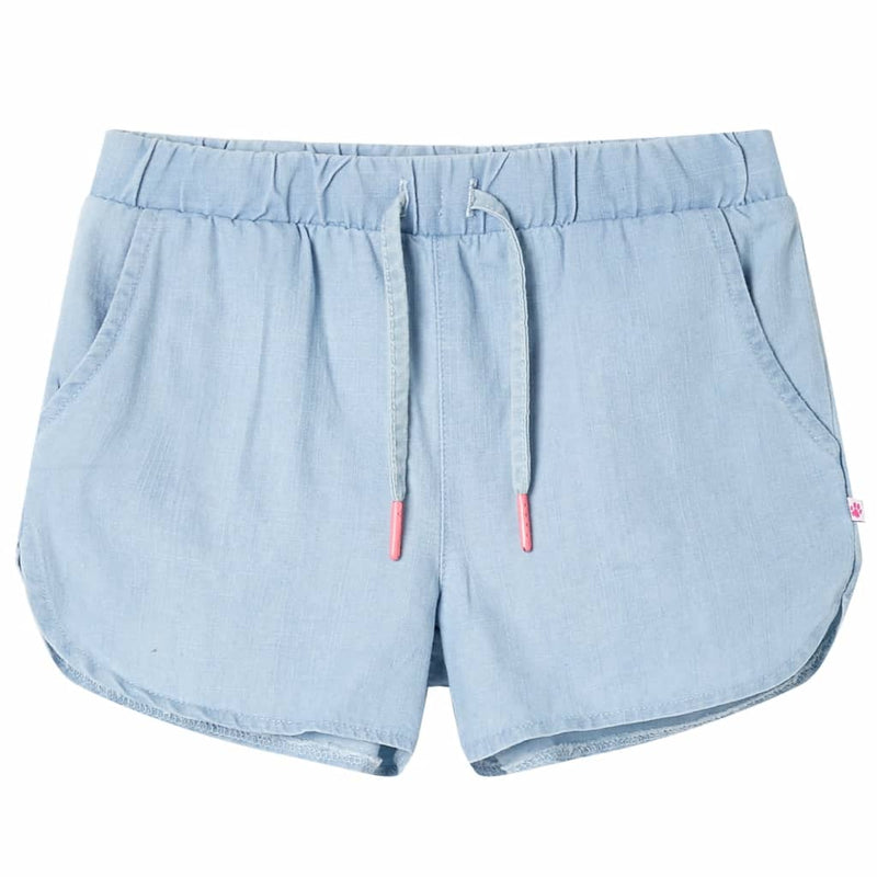 Load image into Gallery viewer, VidaXL Kindershorts 128 zachtdenimblauw

