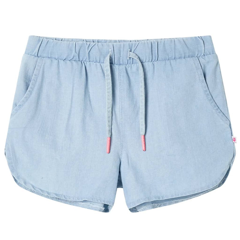 Load image into Gallery viewer, Vidaxl kindershorts 140 zachtdenimblauw
