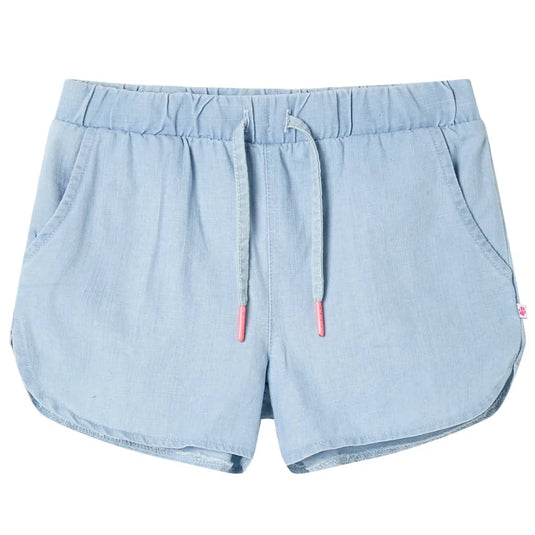 Vidaxl kindershorts 140 zachtdenimblauw