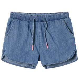 Vidaxl kindershorts 104 denimblauw