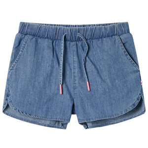Vidaxl kindershorts 116 denimblauw