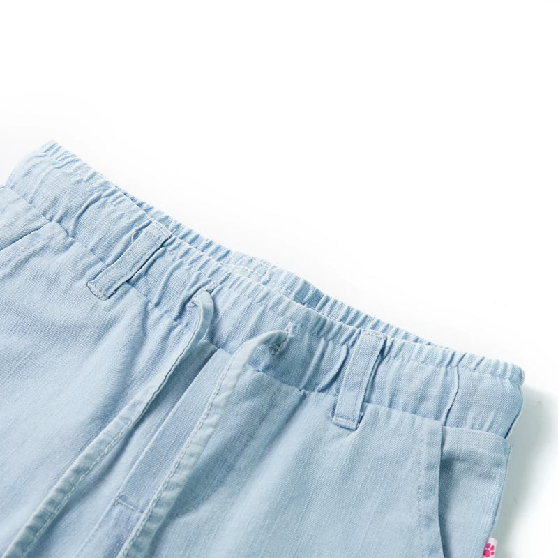 Load image into Gallery viewer, VidaXL Kinderbroek 140 zachtdenimblauw
