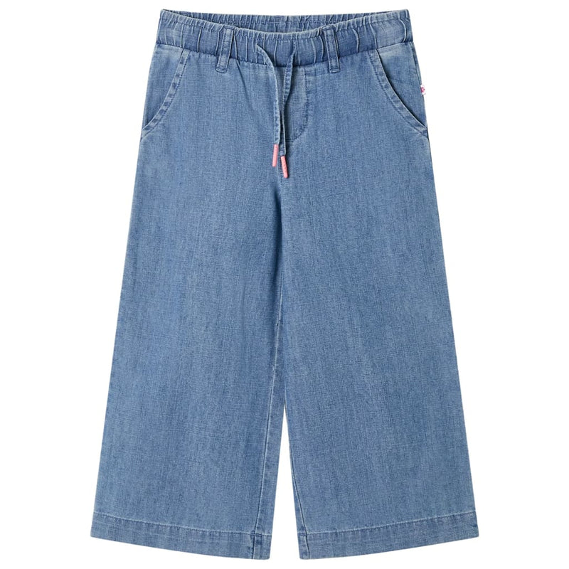 Chargez l'image dans la visionneuse de la galerie, Vidaxl kinderbroek 104 denimblauw
