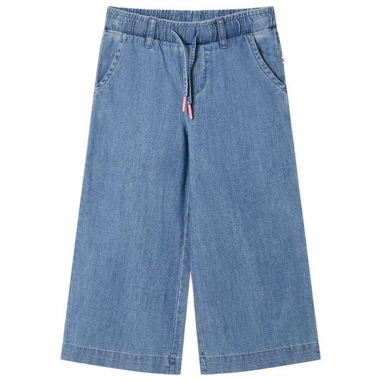 Vidaxl kinderbroek 104 denimblauw