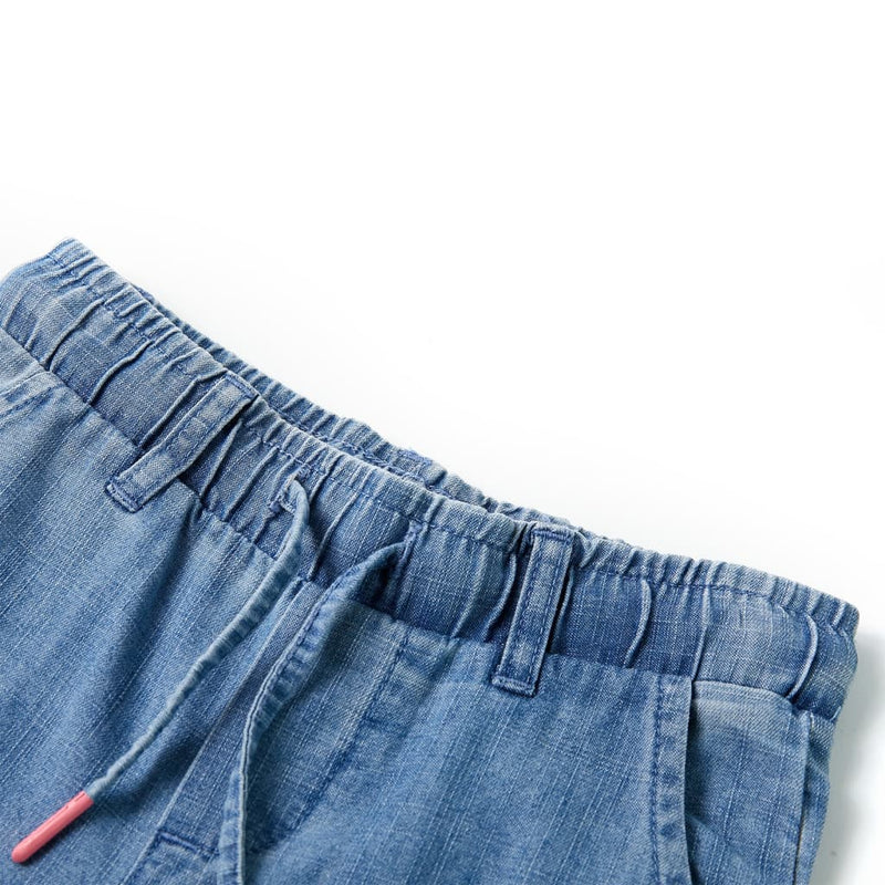 Chargez l'image dans la visionneuse de la galerie, Vidaxl kinderbroek 104 denimblauw
