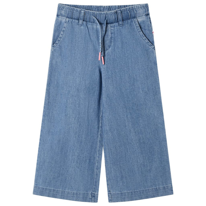 Afbeelding laden in galerijviewer, Vidaxl kinderbroek 116 denimblauw
