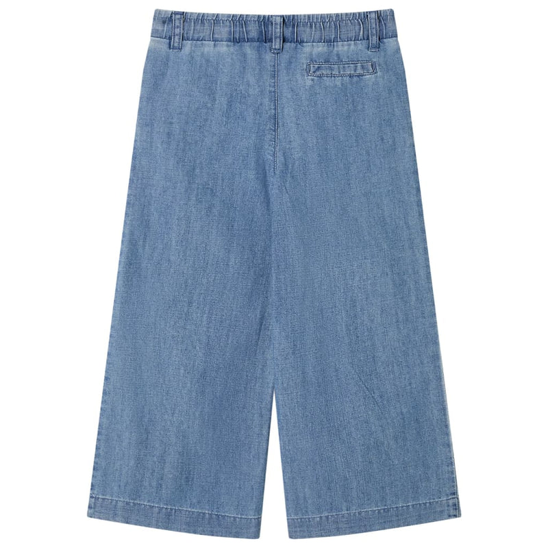 Afbeelding laden in galerijviewer, Vidaxl kinderbroek 128 denimblauw
