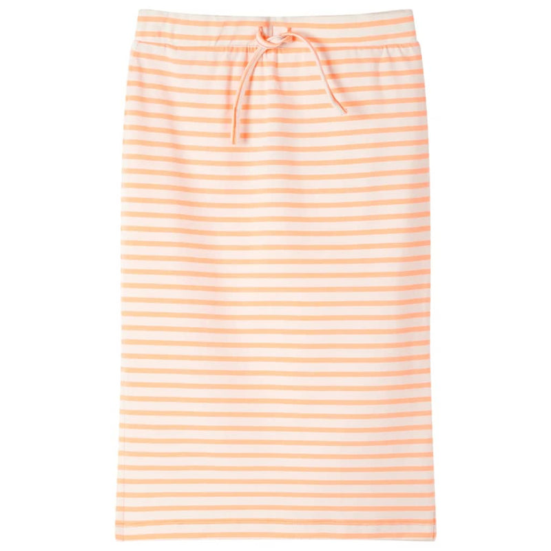 Load image into Gallery viewer, VidaXL Kinderrokje recht met strepen 104 fluorescerend oranje
