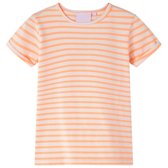 Vidaxl kindershirt 128 neonoranje