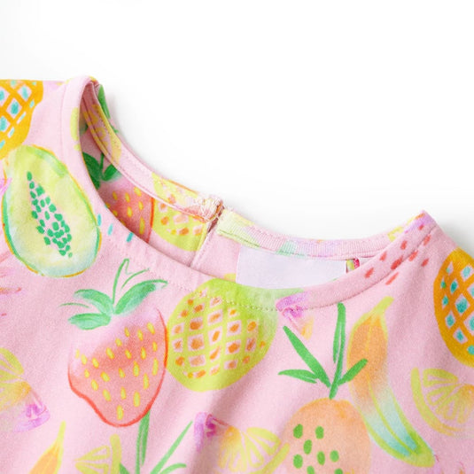 Vidaxl kinderjurk 104 zachtroze