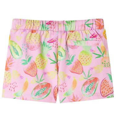 Vidaxl kindershort met trekkoord 104 zachtroze