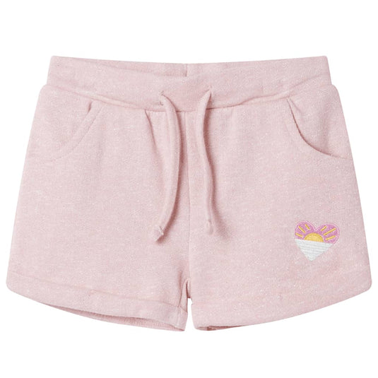 Vidaxl kindershorts met trekkoord 116 gemengd lichtroze