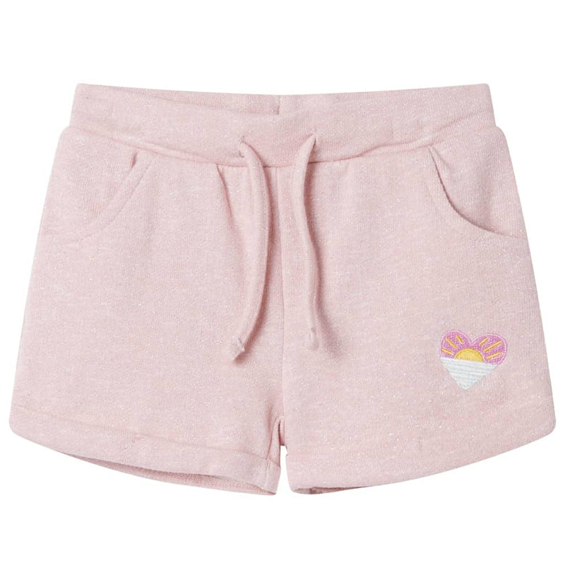 Afbeelding laden in galerijviewer, Vidaxl kindershorts met trekkoord 128 gemengd lichtroze
