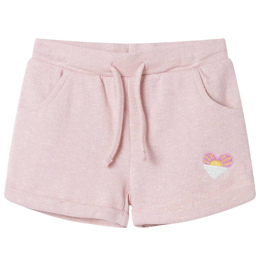 VidaXL Kindershorts met trekkoord 140 gemengd lichtroze