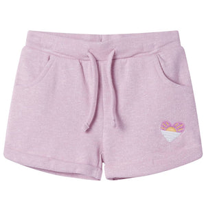 Vidaxl kindershorts met trekkoord 116 gemengd lila