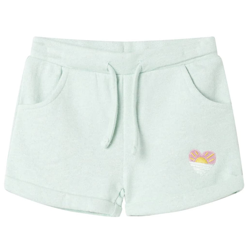 Load image into Gallery viewer, Vidaxl kindershorts met trekkoord 128 gemengd lichtmintkleurig
