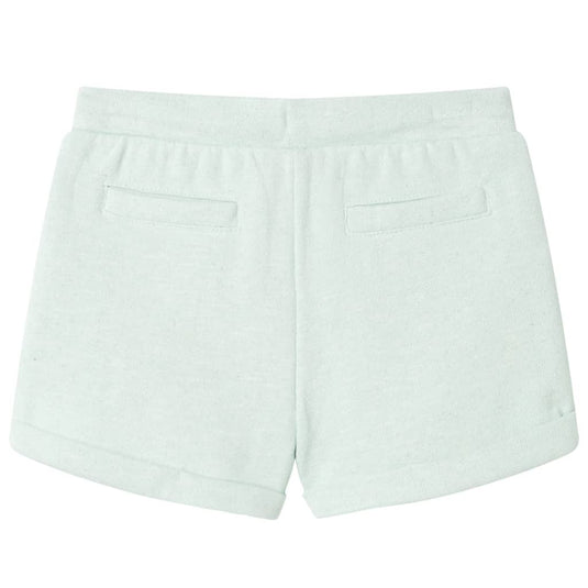 Vidaxl kindershorts met trekkoord 128 gemengd lichtmintkleurig