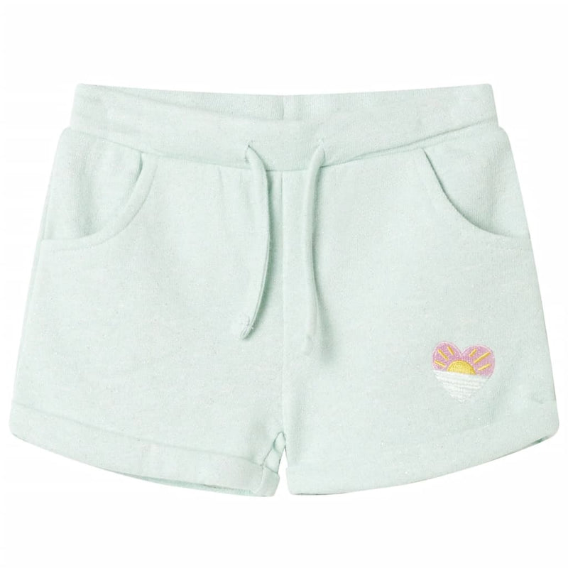 Load image into Gallery viewer, Vidaxl kindershorts met trekkoord 140 gemengd lichtmintkleurig
