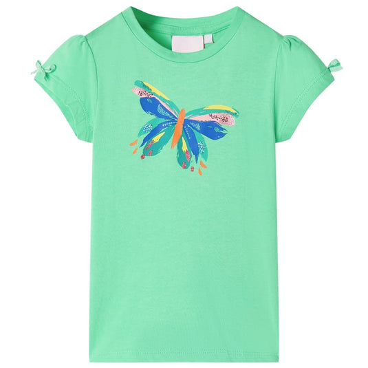 Vidaxl kindershirt 116 lichtgroen