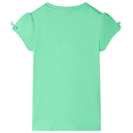 Vidaxl kindershirt 116 lichtgroen