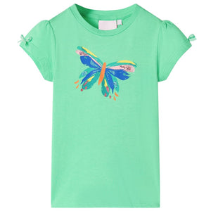 Vidaxl kindershirt 140 lichtgroen
