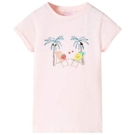 Vidaxl kindershirt 92 zachtroze