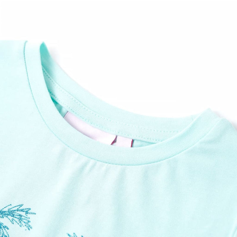 Load image into Gallery viewer, Vidaxl kindershirt 128 lichtzeeblauw
