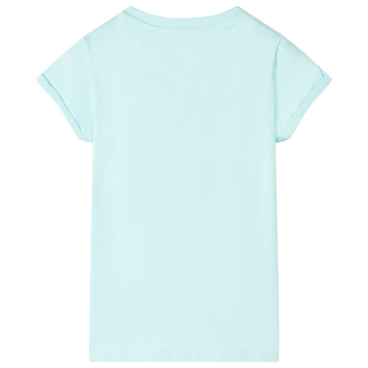 Vidaxl kindershirt 140 lichtzeeblauw