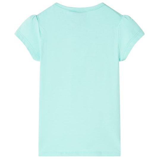 Vidaxl kindershirt 128 lichtmint