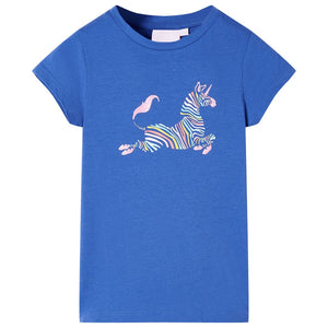 Vidaxl kindershirt 140 kobaltblauw
