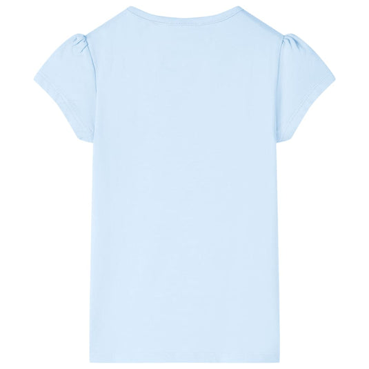 Vidaxl kindershirt 128 lichtblauw