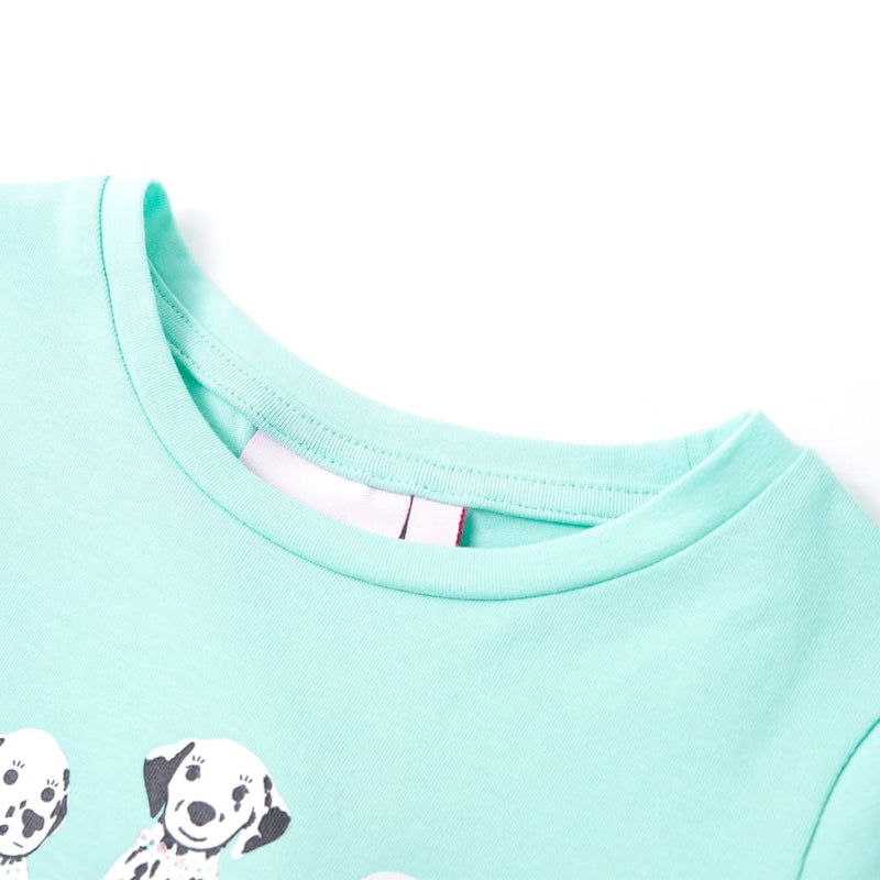 Load image into Gallery viewer, Vidaxl kindershirt 140 lichtmint
